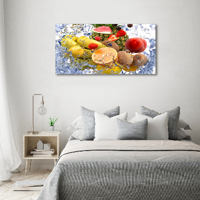 Bild auf leinwand Obst und Wasser
