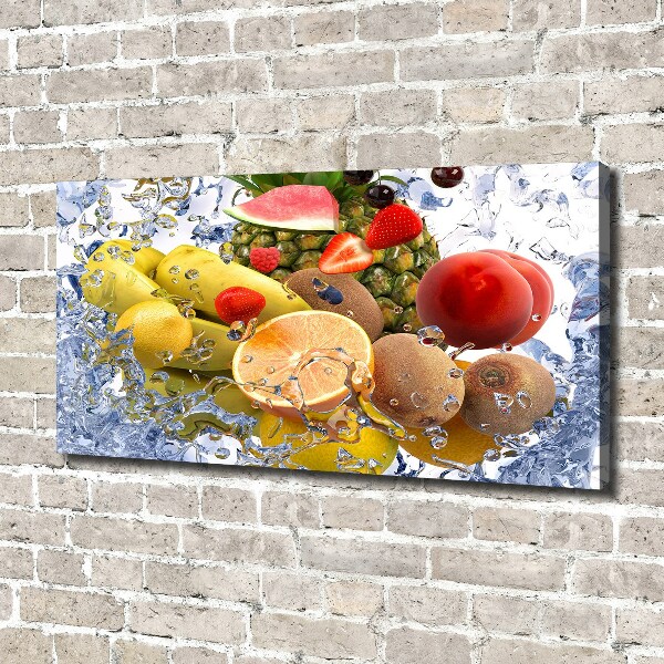 Bild auf leinwand Obst und Wasser
