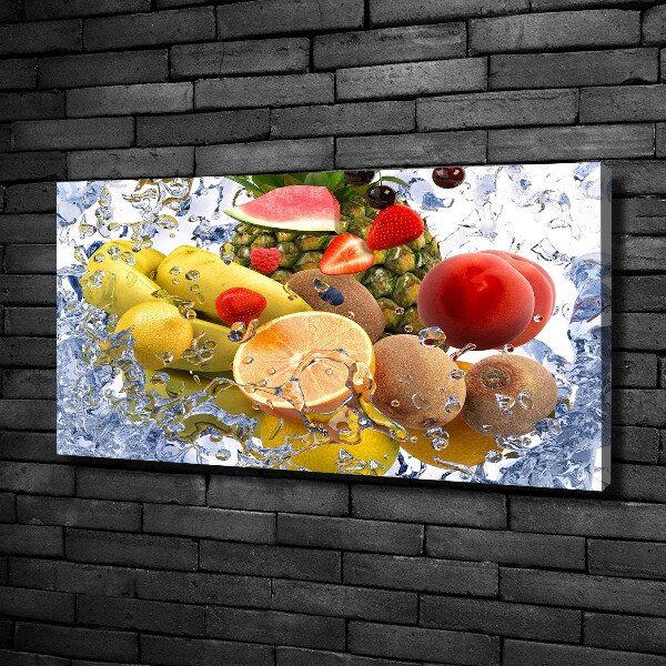Bild auf leinwand Obst und Wasser