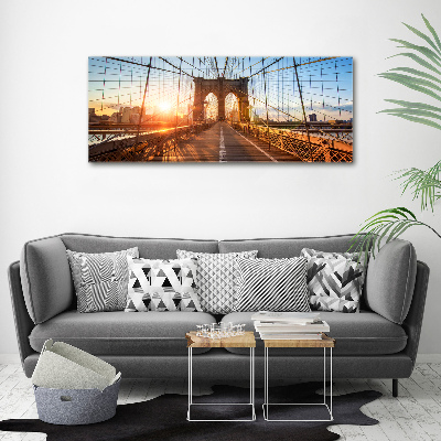 Bild auf leinwand Brooklyn Bridge