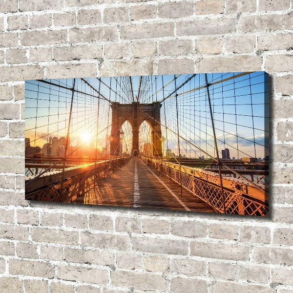 Bild auf leinwand Brooklyn Bridge