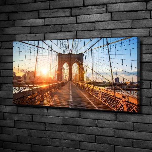 Bild auf leinwand Brooklyn Bridge