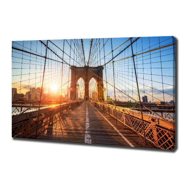 Bild auf leinwand Brooklyn Bridge