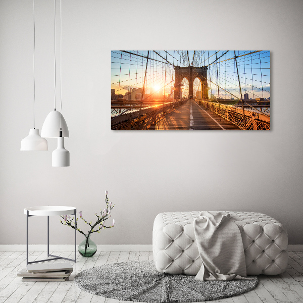 Bild auf leinwand Brooklyn Bridge