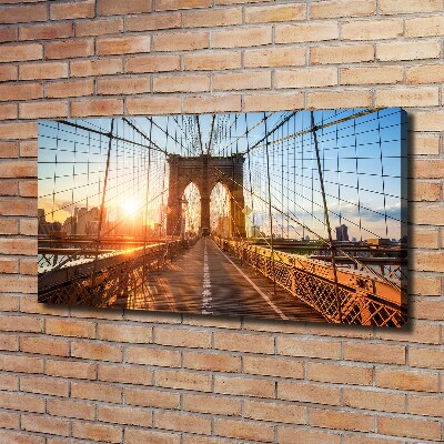 Bild auf leinwand Brooklyn Bridge
