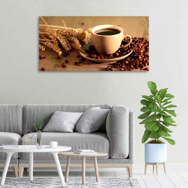 Bild auf leinwand Aromatischer Kaffee