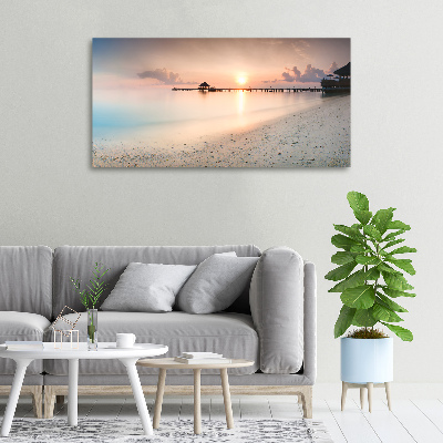 Wandbild Malediven Strand