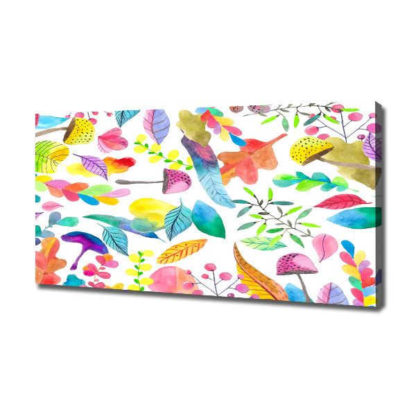 Bild auf leinwand Blumenmuster