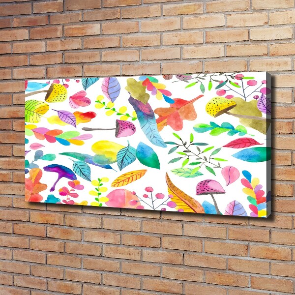 Bild auf leinwand Blumenmuster