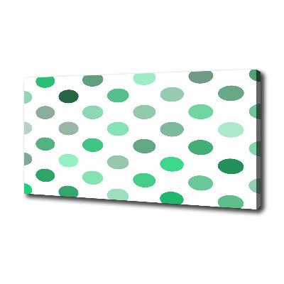 Wandbild Grüne Punkte
