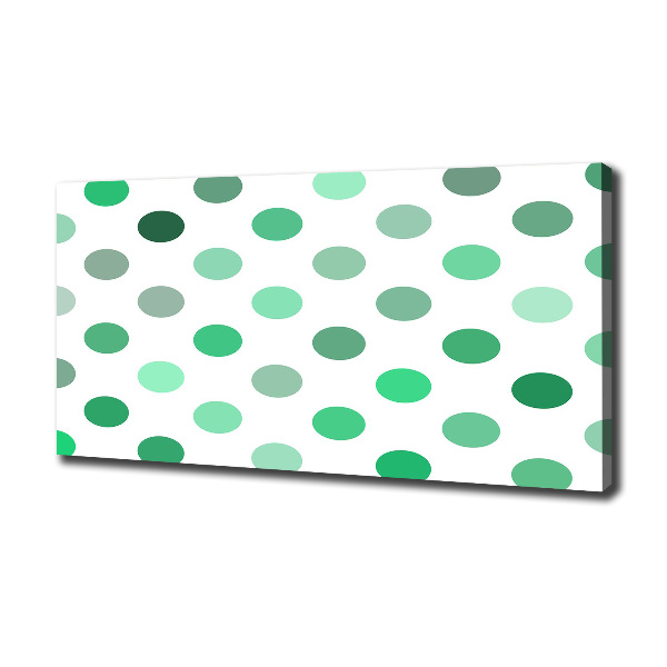 Wandbild Grüne Punkte