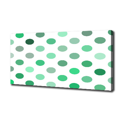 Wandbild Grüne Punkte
