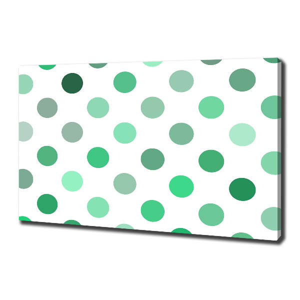 Wandbild Grüne Punkte