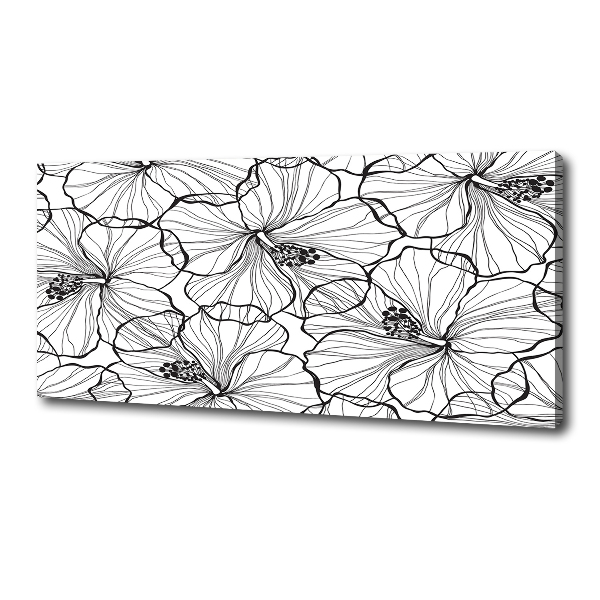 Wandbild Hawaiianische Blumen