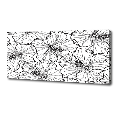 Wandbild Hawaiianische Blumen