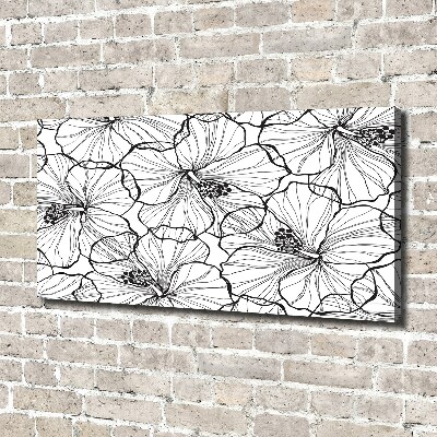 Wandbild Hawaiianische Blumen
