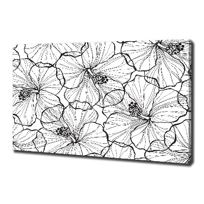 Wandbild Hawaiianische Blumen