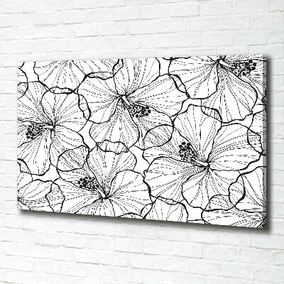 Wandbild Hawaiianische Blumen