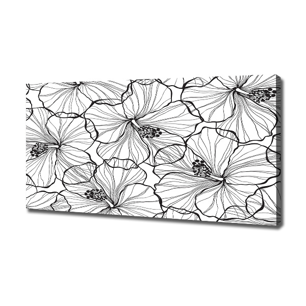 Wandbild Hawaiianische Blumen