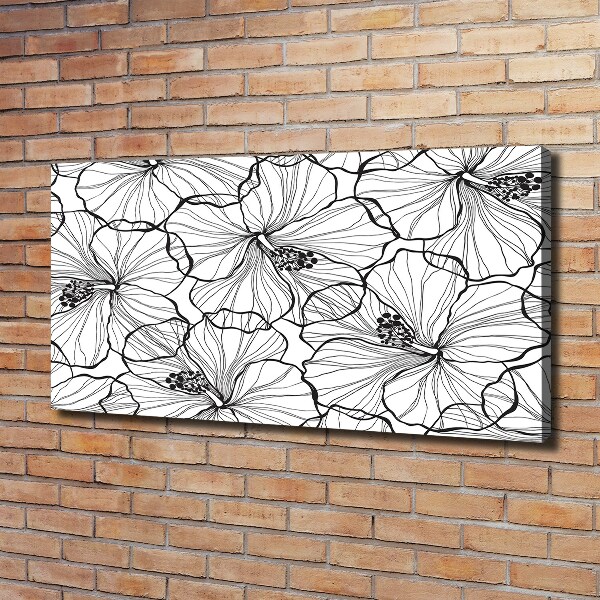 Wandbild Hawaiianische Blumen