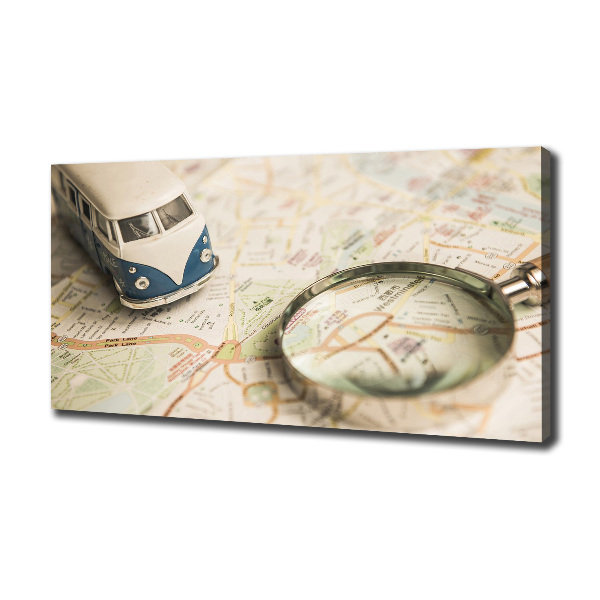 Wandbild Symbolik des Reisens