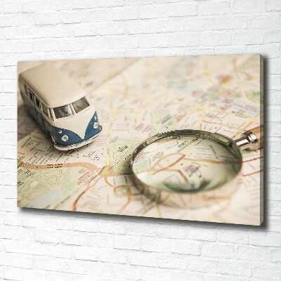 Wandbild Symbolik des Reisens