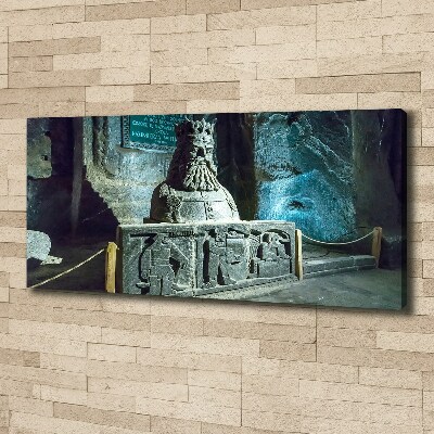 Wandbild Salzbergwerk