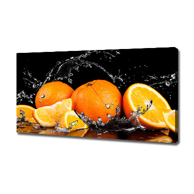 Bild auf leinwand Orangen und Wasser