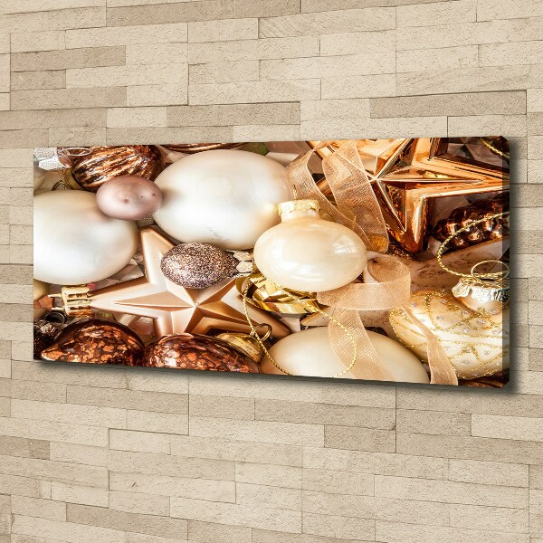 Bild auf leinwand Weihnachtskugeln