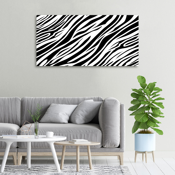 Bild auf leinwand Zebra-Hintergrund
