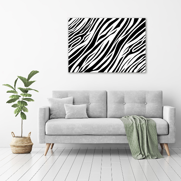 Bild auf leinwand Zebra-Hintergrund