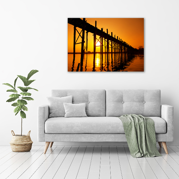 Fotobild Sunset Bridge