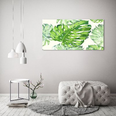 Bild auf leinwand Tropische Blätter