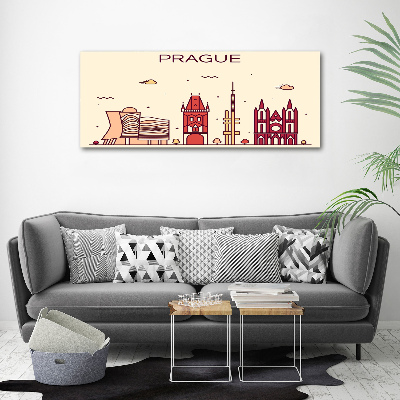 Bild auf leinwand Prager Gebäude
