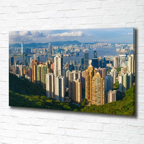 Wandbild Hongkong-Panorama