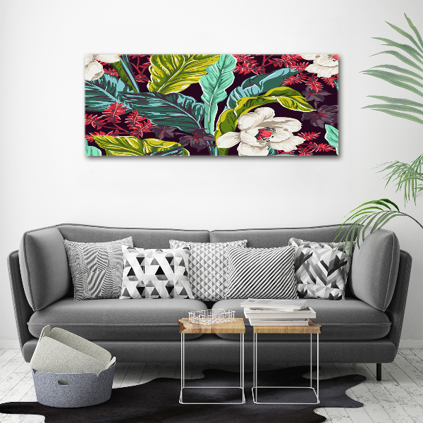 Bild auf leinwand Tropische Blumen