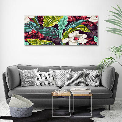 Bild auf leinwand Tropische Blumen