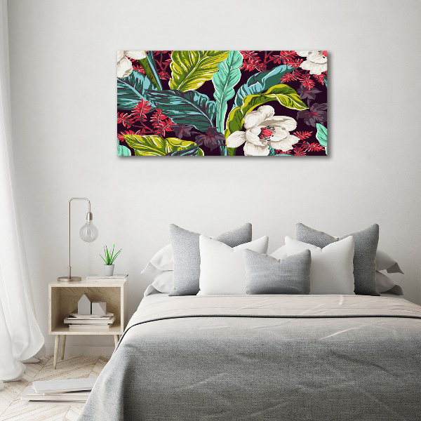Bild auf leinwand Tropische Blumen