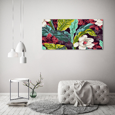 Bild auf leinwand Tropische Blumen