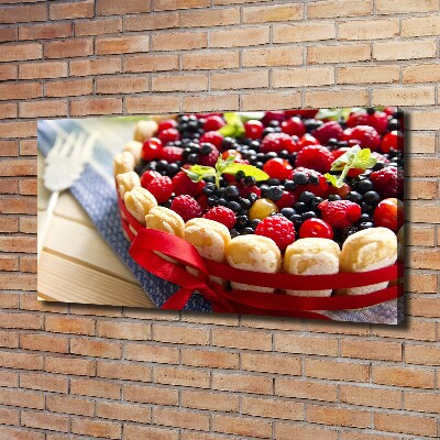 Bild auf leinwand Waldbeerenkuchen