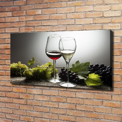 Wandbild Wein und Trauben