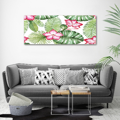 Bild auf leinwand Tropische Blumen