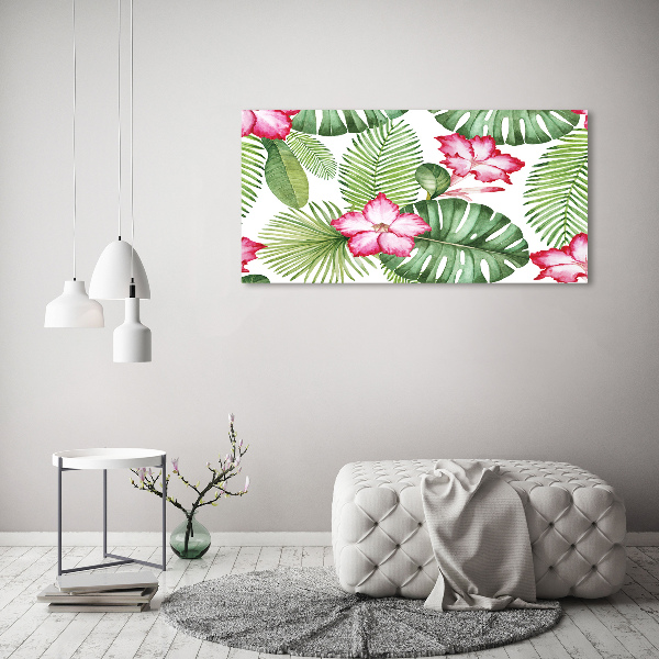Bild auf leinwand Tropische Blumen