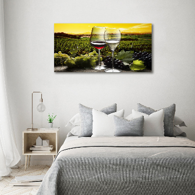 Bild auf leinwand Wein und Trauben