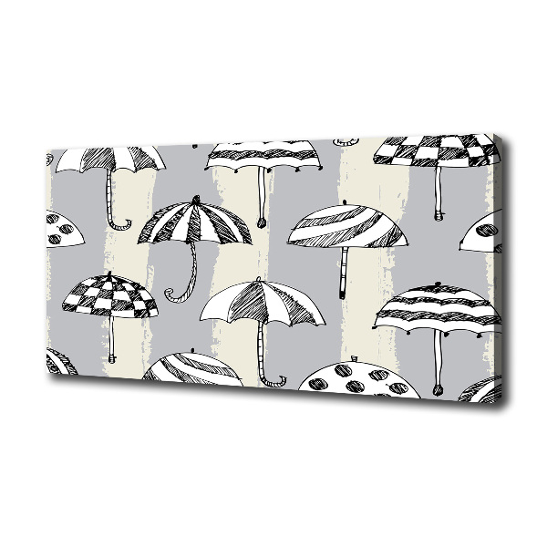 Bild auf leinwand Regenschirme