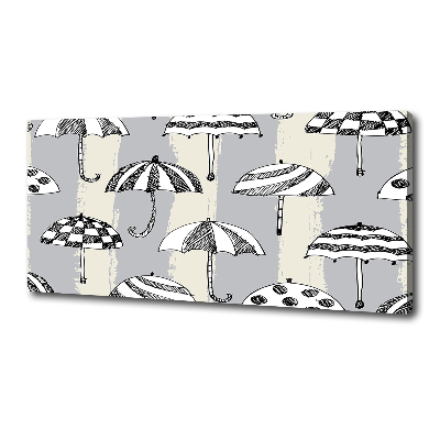 Bild auf leinwand Regenschirme