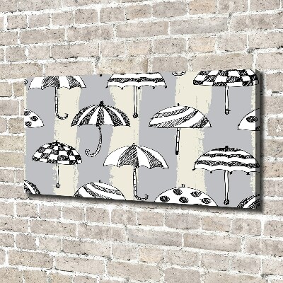 Bild auf leinwand Regenschirme