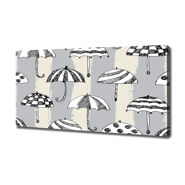 Bild auf leinwand Regenschirme