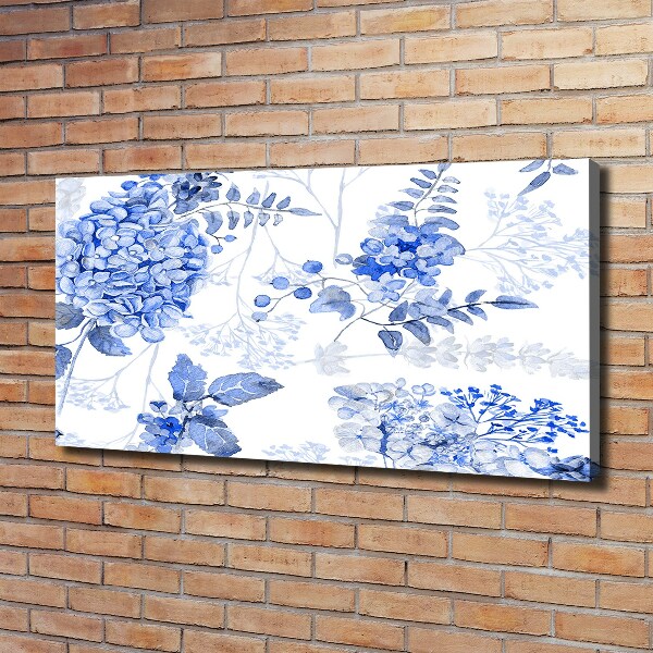 Wandbild Blumenmuster