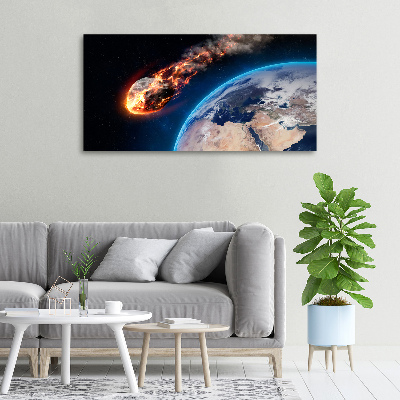 Bild auf leinwand Fallender Meteor
